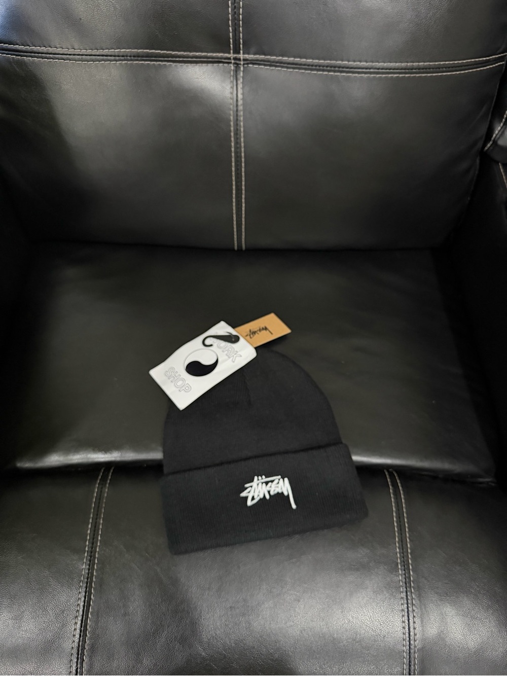 Stussy Black Beanie